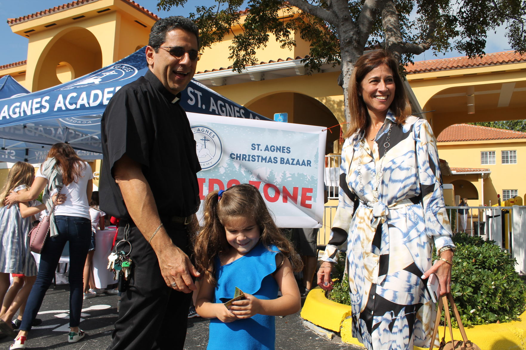 Father JC and Mrs. Rivera